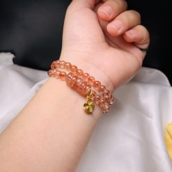 Vòng Đá Thạch Anh Tóc Đỏ Mix Ngũ Điếu 3 Toc do mix ngu dieu4