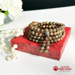 Chuỗi Vòng Tay 108 Hạt Trầm Vườn Già, Cỡ 6mm, 8mm 2 VPPG VONG TAY TRAM HUONG 18 1