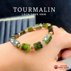 lac tay da tourmaline xanh luc 8mm suc khoe may man binh an 1