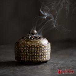 lu dot tram huong bang gom su mau nau hoa van doc dao kich thuoc 10cm10cm10cm 6