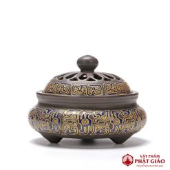 lu xong tram huong bang gom su hoa van hoa sen kich thuoc 12cm8cm 11