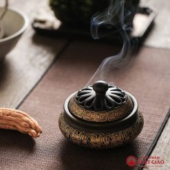 lu xong tram huong bang gom su hoa van hoa sen kich thuoc 12cm8cm 2