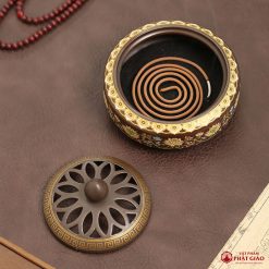 lu xong tram huong bang gom su hoa van hoa sen kich thuoc 12cm8cm 3 1