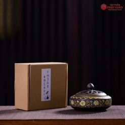 lu xong tram huong bang gom su hoa van hoa sen kich thuoc 12cm8cm 5 1