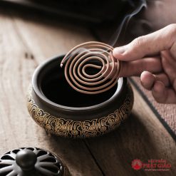 lu xong tram huong bang gom su hoa van hoa sen kich thuoc 12cm8cm 7