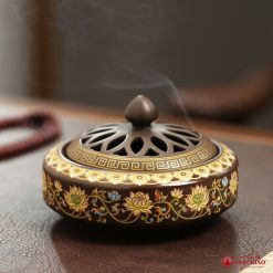 lu xong tram huong bang gom su hoa van hoa sen kich thuoc 12cm8cm 9 1