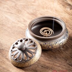 lu xong tram huong bang gom su hoa van hoa sen kich thuoc 12cm8cm 9