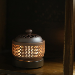 Lư Xông Trầm Hương Bằng Điện Có Hẹn Giờ, Điều Chỉnh Nhiệt Độ Tiện Dụng 5 lu xong dien 5