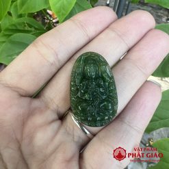 Vòng Tay Mặt Phật Bản Mệnh Đá Ngọc Bích 8 mat day chuyen 8 vi phat bon menh bang ngoc bich 11