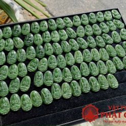 Vòng Tay Mặt Phật Bản Mệnh Đá Ngọc Bích 10 mat day chuyen 8 vi phat bon menh bang ngoc bich 5