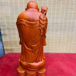 Tượng Di Lặc Chúc Phúc Gỗ Hương Cao 60cm 8 snapedit 1679802024858