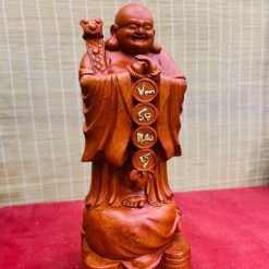Tượng Di Lặc Chúc Phúc Gỗ Hương Cao 60cm 6 snapedit 1679802075538