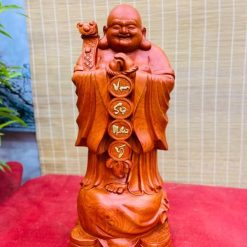 Tượng Di Lặc Chúc Phúc Gỗ Hương Cao 60cm 5 snapedit 1679802109446