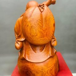 Tượng Di Lặc Vác Bố Đại Gỗ Hương Đá Cao 60cm 10 snapedit 1679802889676