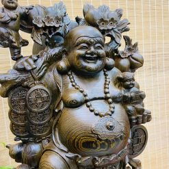 Tượng Di Lặc Gỗ Mun Cao 1m 9 snapedit 1679803888389