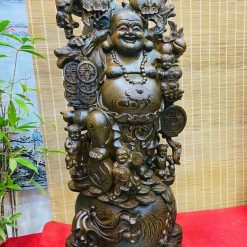 Tượng Di Lặc Gỗ Mun Cao 1m 8 snapedit 1679803962735