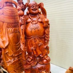 Tượng Phật Di Lặc Gỗ Hương Đá Cao 1m8 Nghệ nhân đục tay 6 snapedit 1679968933542