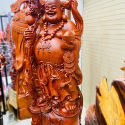 Tượng Phật Di Lặc Gỗ Hương Đá Cao 1m8 Nghệ nhân đục tay 5 snapedit 1679968954638