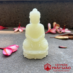 Tượng Phật Thích Ca Đá Ngọc Long Cao 10cm 1 tuong phat thich ca da ngoc long cao 10cm 2