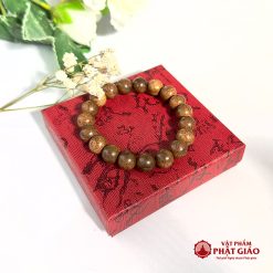 Vòng Đeo Tay Trầm Tốc Vườn Hạt Tròn Trơn, Cỡ 8mm, 10mm, 12mm 1 vong deo tay tram toc vuon hat tron tron co 8mm 10mm 12mm 1