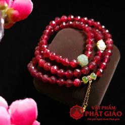 Vòng Tay Thạch Anh Dâu Cắt Giác  3 1 23