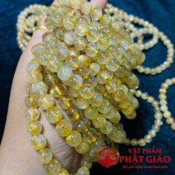 Vòng Tay Thạch Anh Tóc Vàng 7mm 1 1 40