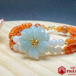 Vòng Cẩm Thạch Mix Ngọc Huyết 3 1 8