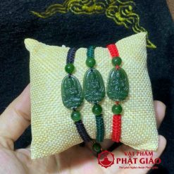 Vòng Tay Mặt Phật Bản Mệnh Đá Ngọc Bích 5 2 19