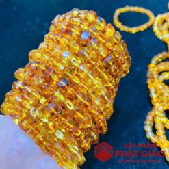 Vòng Tay Đá Hổ Phách Amber Trơn 2 3 30