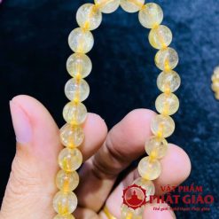 Vòng Tay Thạch Anh Tóc Vàng 7mm 3 3 34