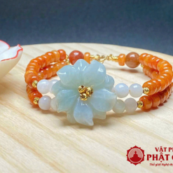 Vòng Cẩm Thạch Mix Ngọc Huyết 1 3 8