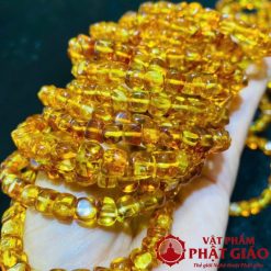 Vòng Tay Đá Hổ Phách Amber Trơn 3 4 20