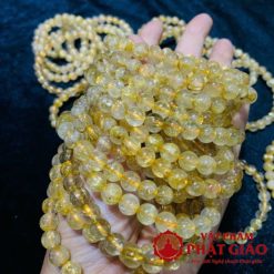 Vòng Tay Thạch Anh Tóc Vàng 7mm 4 4 23