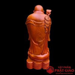 Tượng Di Lặc Chúc Phúc Gỗ Hương Cao 60cm 4 4 7