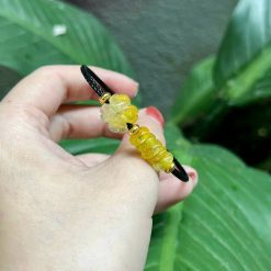 Vòng Đá Thạch Anh Tóc Nhiều Màu Cỏ 4 Lá Ngũ Điếu 4 IMG 20230404 171133