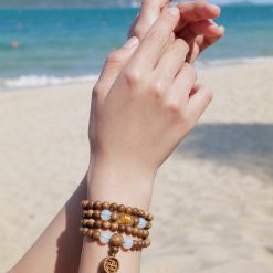 Vòng Tay Trầm Hương 108 Hạt Mix Charm Trầm Tốc Chữ Vạn 6mm 3 L1050899 1