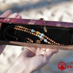 Vòng Tay Trầm Hương 108 Hạt Mix Charm Trầm Tốc Chữ Vạn 6mm 2 L1060098 1