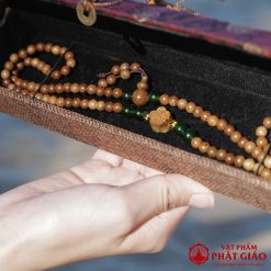 Vòng Tay Trầm Hương 108 Hạt Mix Charm Hoa Trầm Tốc 6mm 6 L1060111