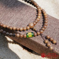 Vòng Tay Trầm Hương 108 Hạt Mix Charm Đá Trụ Tròn Tây Tạng 6mm 4 L1060188 2