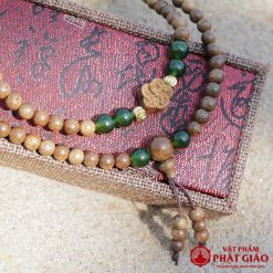 Vòng Tay Trầm Hương 108 Hạt Mix Charm Hoa Trầm Tốc 6mm 2 L1060214 1