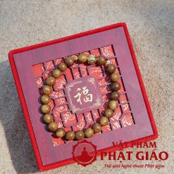 Vòng Tay Trầm Hương Mix Charm Bi Kim Tiền Mạ Vàng 6mm 6 L1060228 1 1