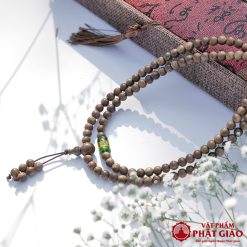 Vòng Tay Trầm Hương 108 Hạt Mix Charm Đá Trụ Tròn Tây Tạng 6mm 1 L1060342 2