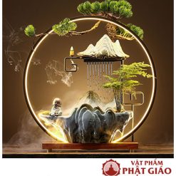 Bộ Đèn LED Decor Rèm Nước Phong Thủy Xông Trầm Chú Tiểu 2 bo den led decor rem nuoc phong thuy xong tram chu tieu 2
