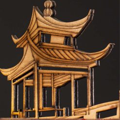 khung den led decor phong canh 4