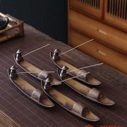 Lư Xông Trầm Hương Hình Thuyền Bằng Gốm, Dài 25cm 5 lu xong tram huong hinh thuyen bang gom dai 25cm 10 1
