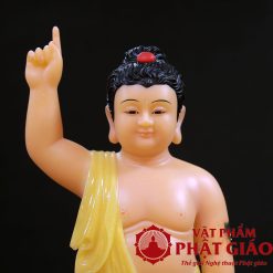 tuong phat dan sanh bang bot da da hong ao son mau thach anh cao 40cm 48cm 66cm 1