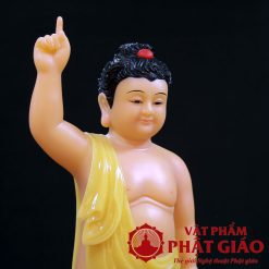 tuong phat dan sanh bang bot da da hong ao son mau thach anh cao 40cm 48cm 66cm 2