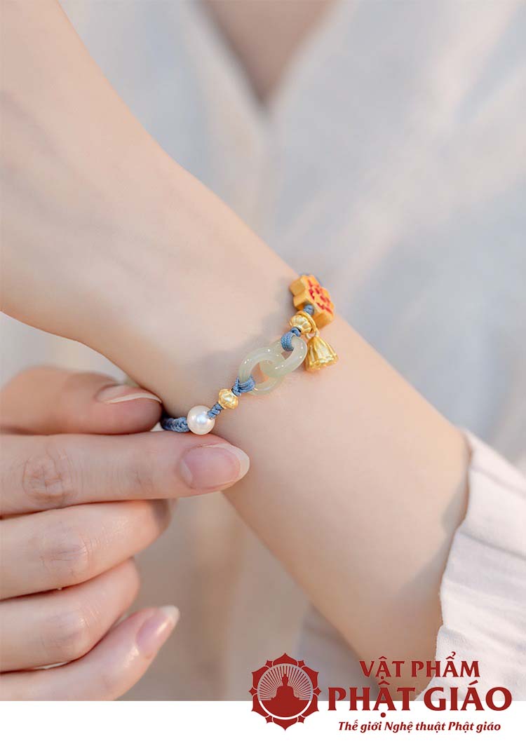 Vòng Đeo Tay Charm Hoa Sen Tinh Tế 12 vong deo tay charm hoa sen tinh te 3