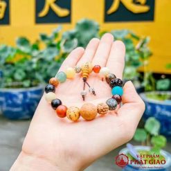 Vòng Đeo Tay Hạt Gỗ Bồ Đề 18 Hạt 12mm 17 vong deo tay hat go bo de 18 hat 12mm 1