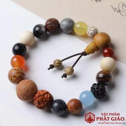 Vòng Đeo Tay Hạt Gỗ Bồ Đề 18 Hạt 12mm 6 vong deo tay hat go bo de 18 hat 12mm 12